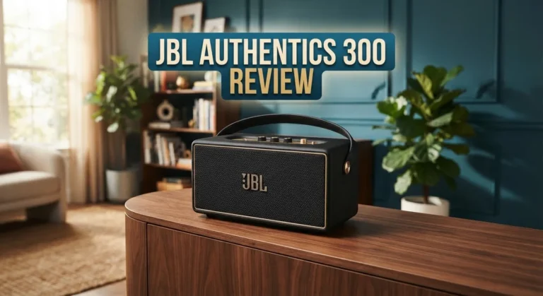 JBL Authentics 300 Review: Retro Smart Speaker with Dual Voice Assistants