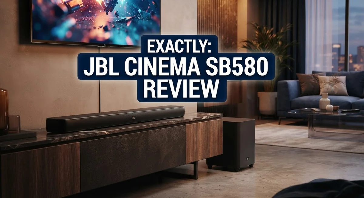JBL Cinema SB580 Review: 3.1 Soundbar with Wireless Subwoofer and Dolby Atmos